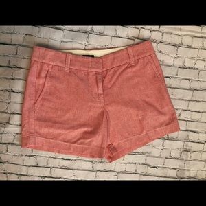 J. Crew City Fit Chino Shorts Size 2